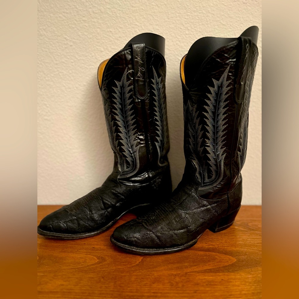 Rare George Strait edition Tony Lama Elephant Boots
